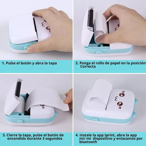 Mini Impresora portátil Térmica- THERMAL PRINTER.